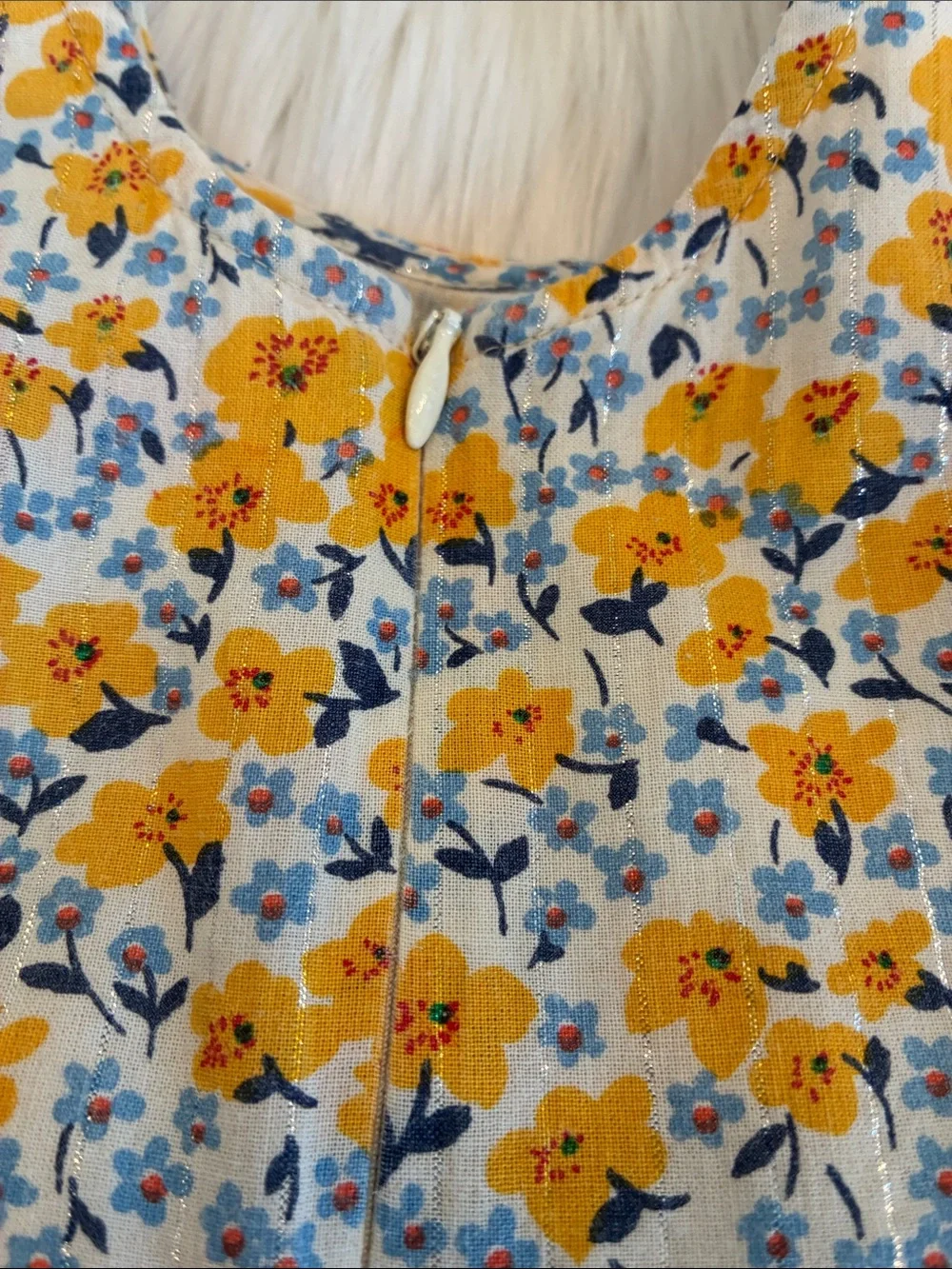 Pink Chicken Girls Amma Dress in Golden Daisy Ditsey Floral